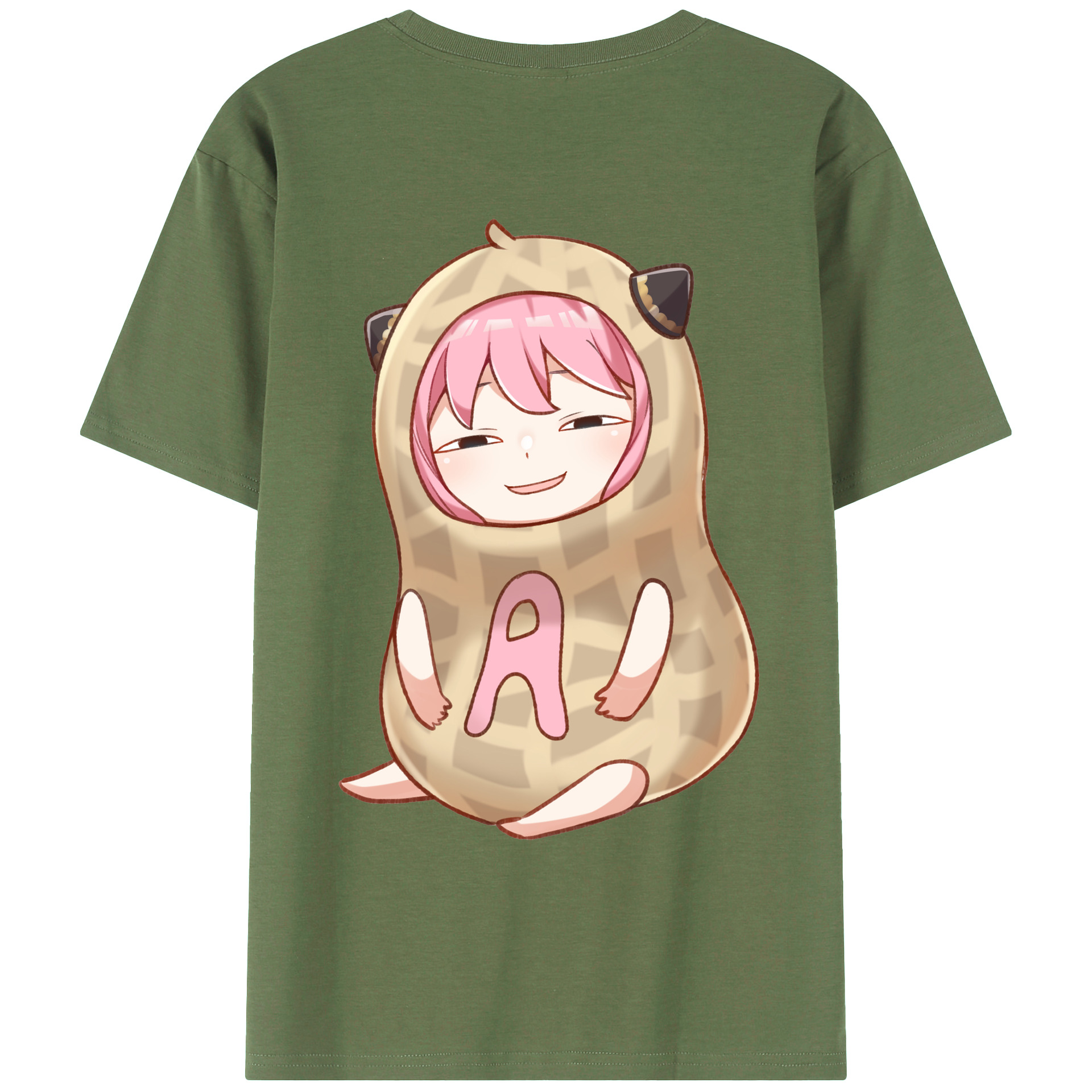 （画像用） SPY×FAMILY间谍家家酒 綿100％ メンズ半袖Tシャツ（バックプリント） 通気性
